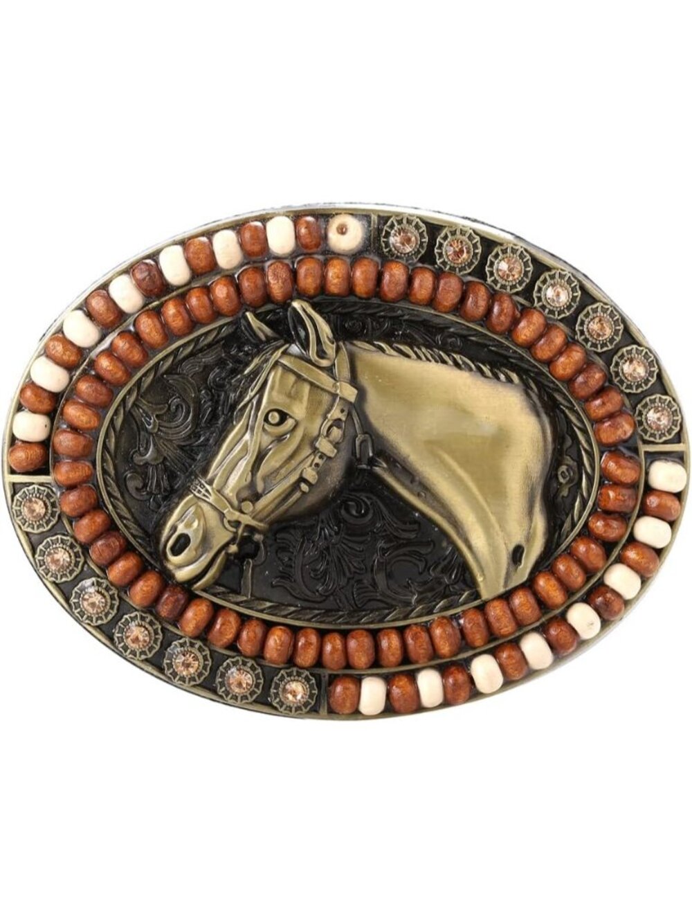 Women Pdk055 Imported Cowboy Buckle Ghost Skull Western Belt